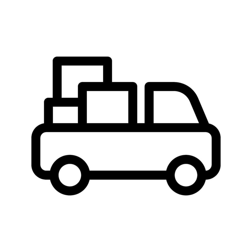 transporte icono vector símbolo diseño ilustración