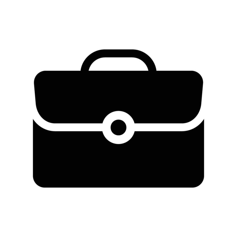 work bag icon. business bag vector illustration