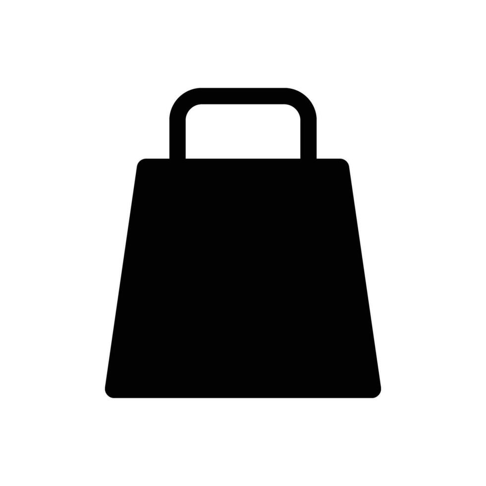 Shopping bag - Vector icon.