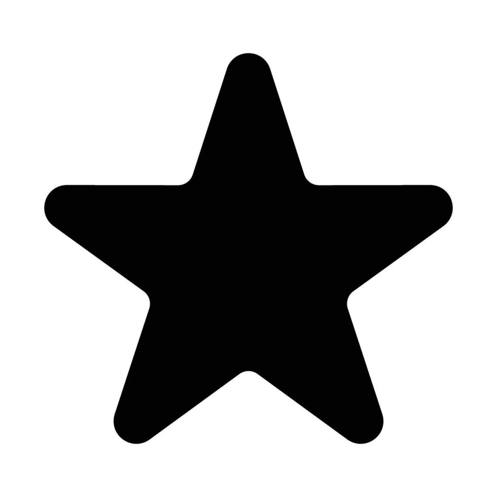 star icon vector on white background