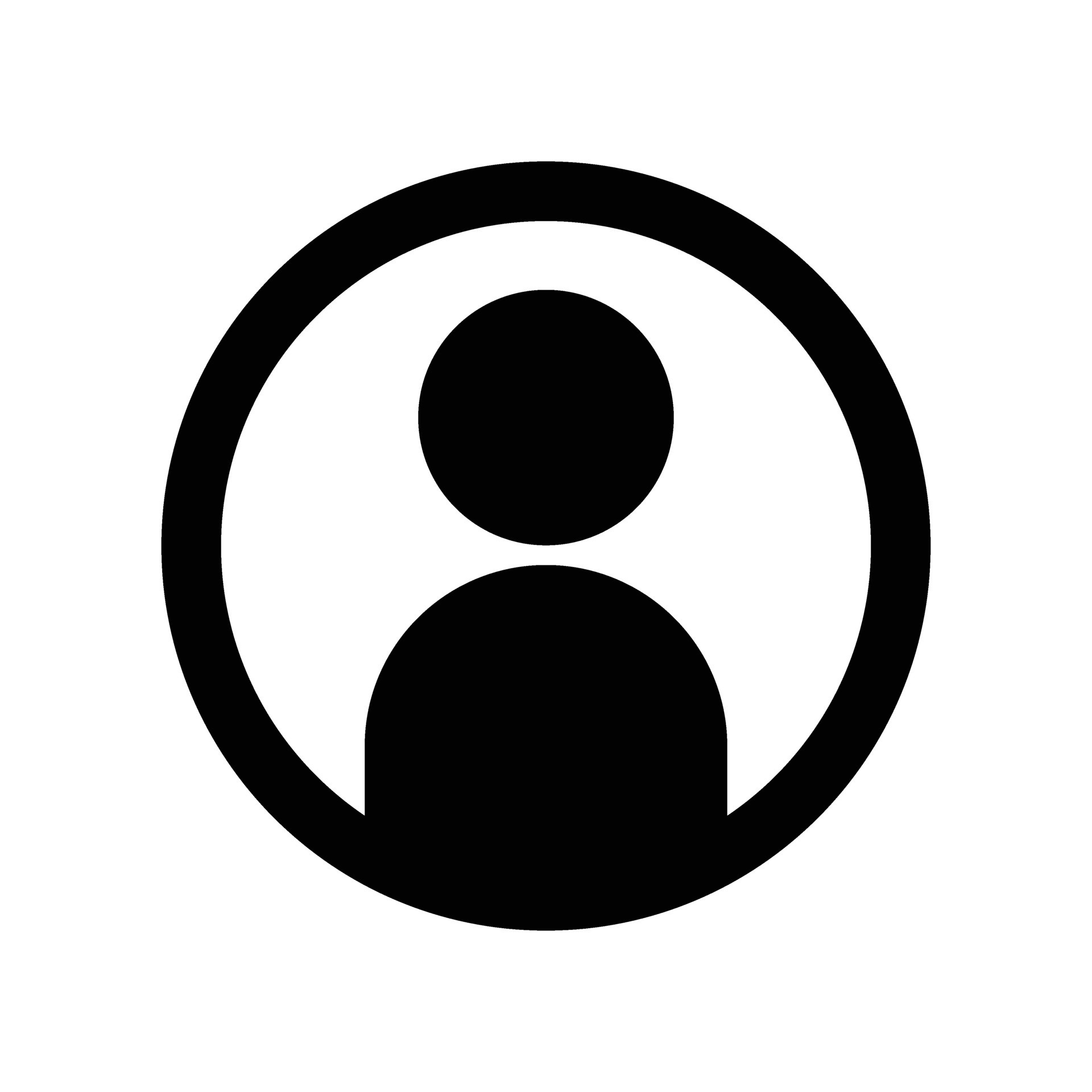 Person user customer peopler avatar circle - Social media & Logos