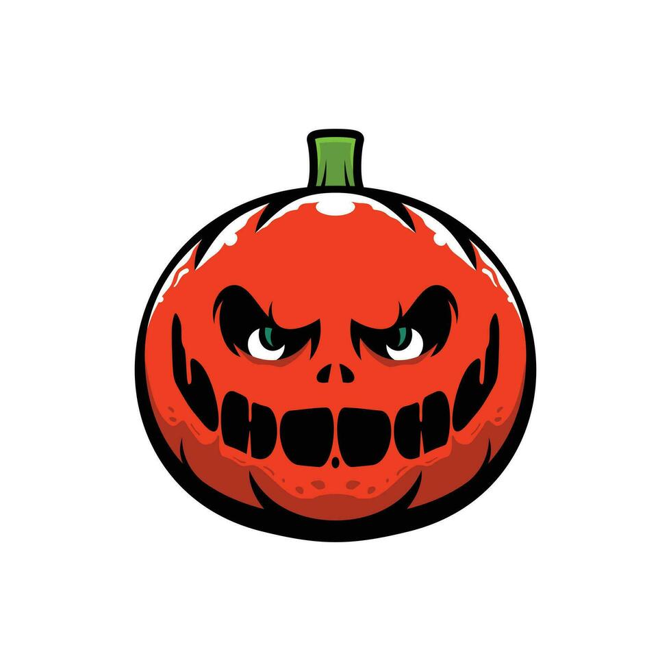 Happy Halloween Pumpkin Illustration Vector