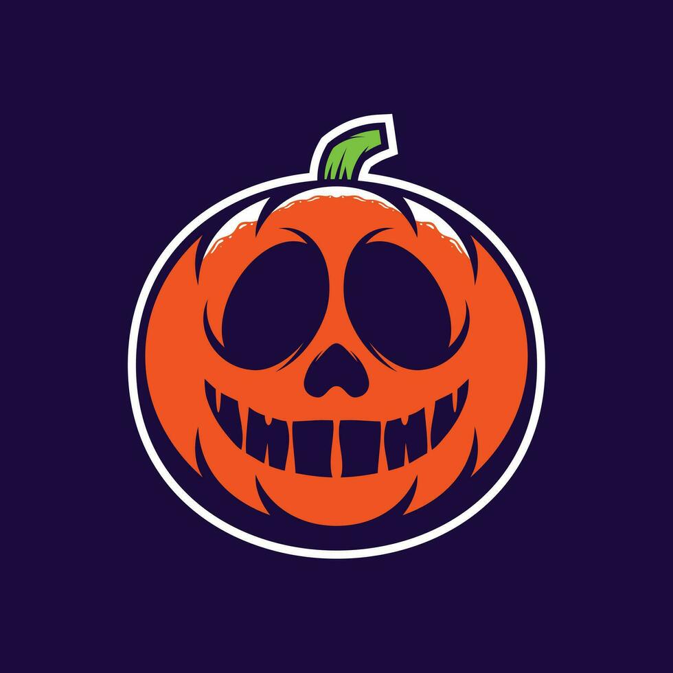 Happy Halloween Pumpkin Illustration Vector