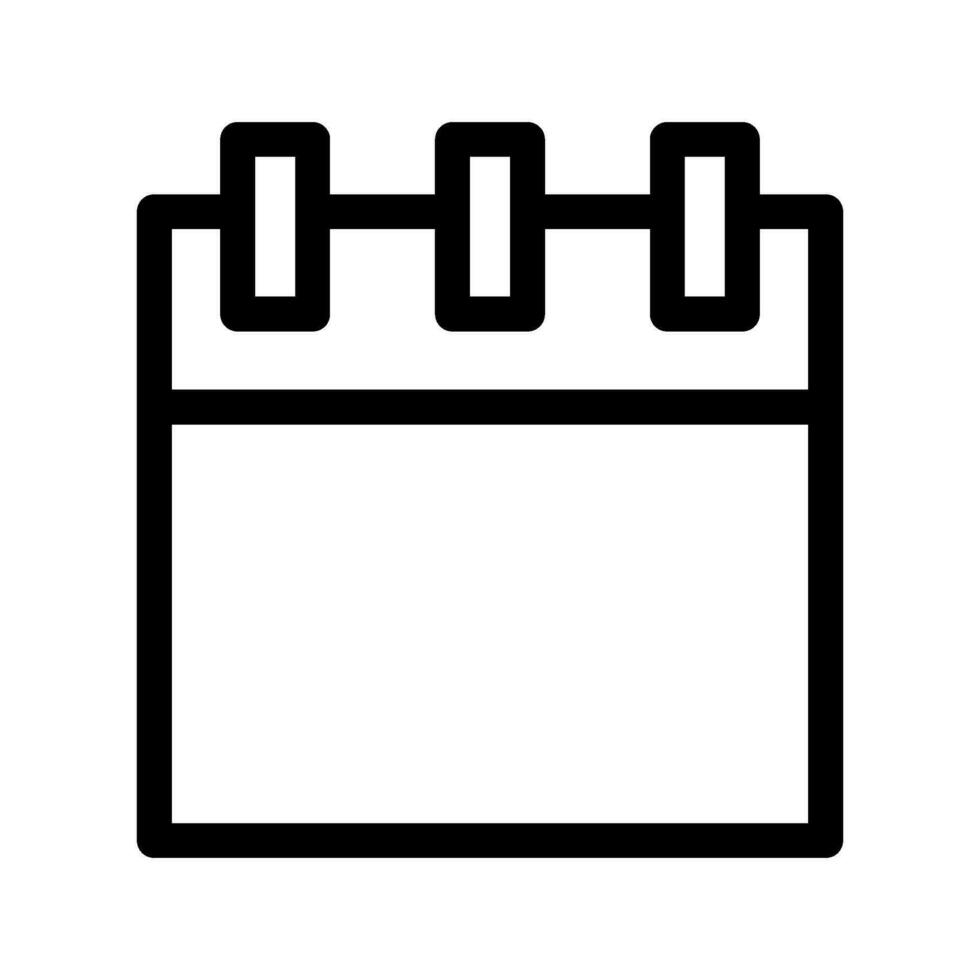 Calendar Icon Vector Symbol Design Illustration