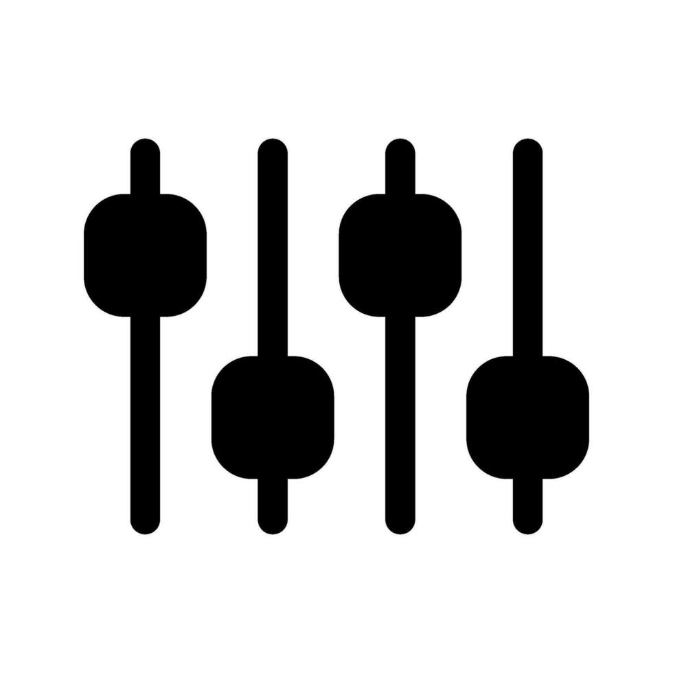 Controls Icon Vector Symbol Design Illustration