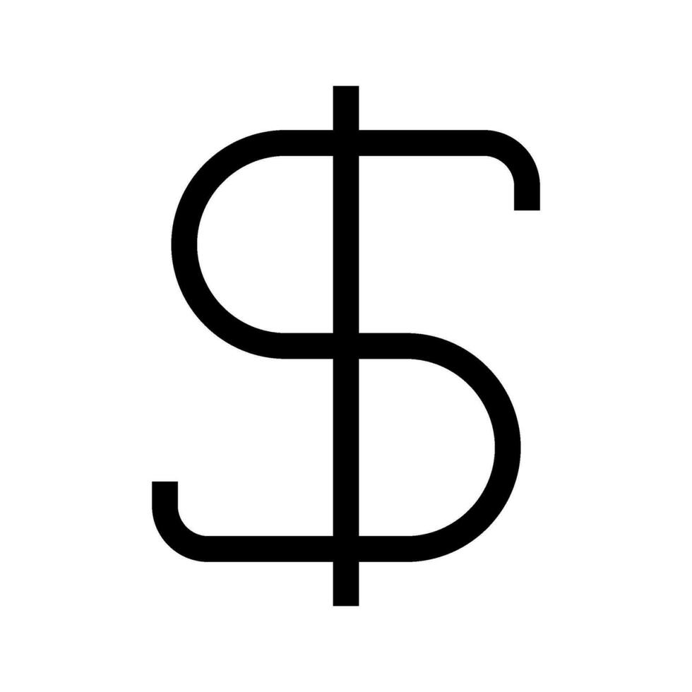 Dollar Icon Vector Symbol Design Illustration