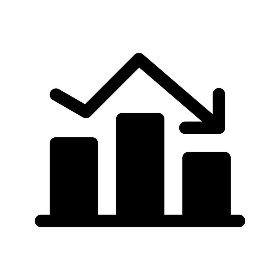 Chart Icon Vector Symbol Design Illustration