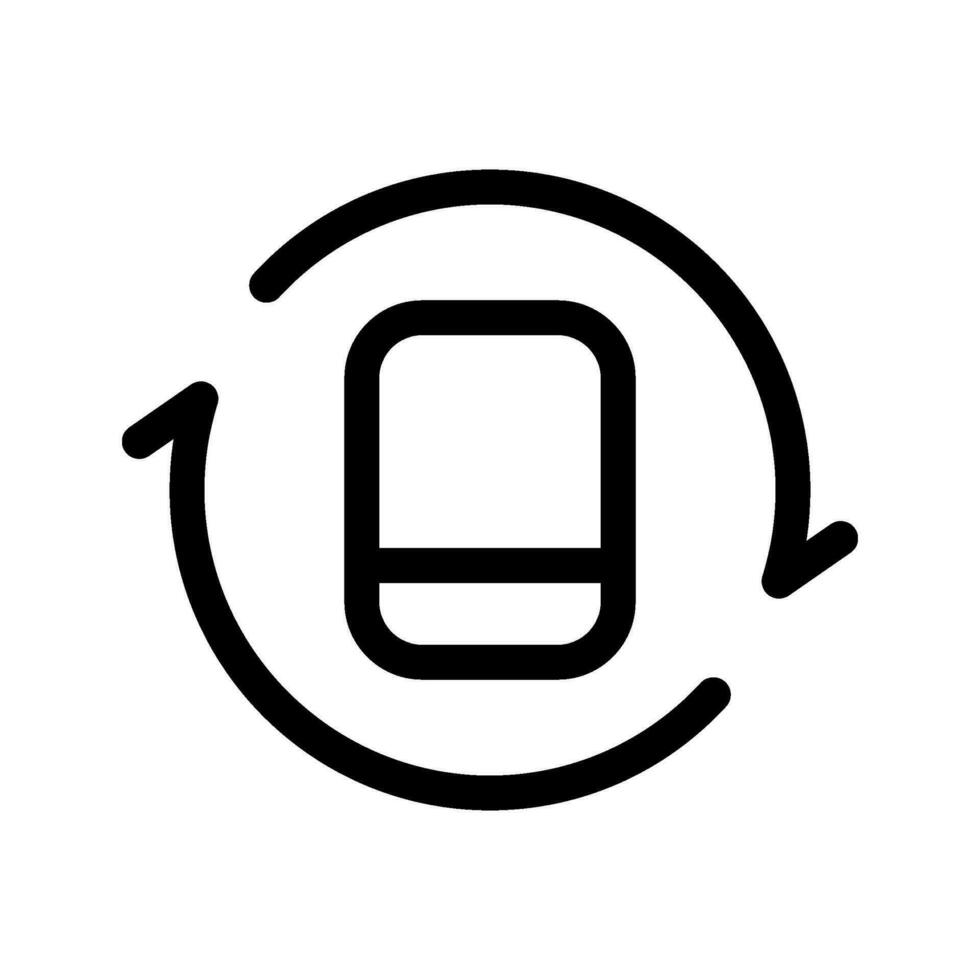 Rotate Phone Icon Vector Symbol Design Illustration