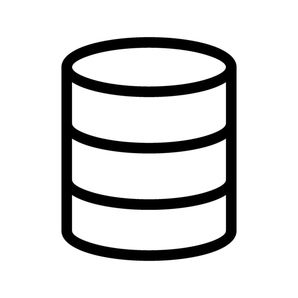 Database Icon Vector Symbol Design Illustration