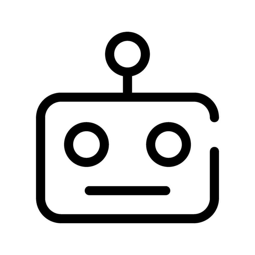 Robot Icon Vector Symbol Design Illustration