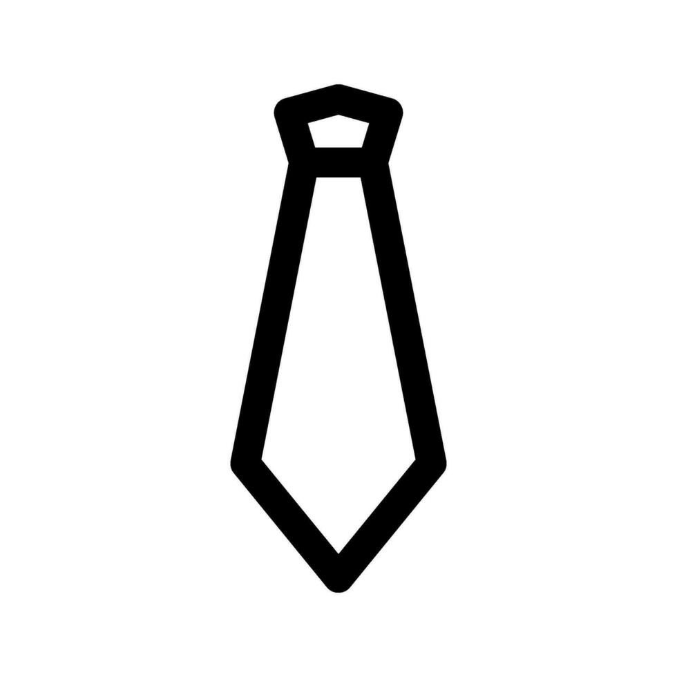 Tie Icon Vector Symbol Design Illustration