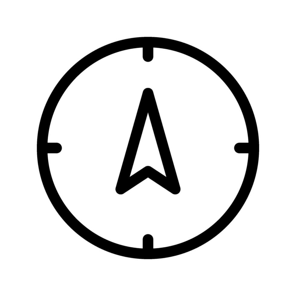 Brújula icono vector símbolo diseño ilustración