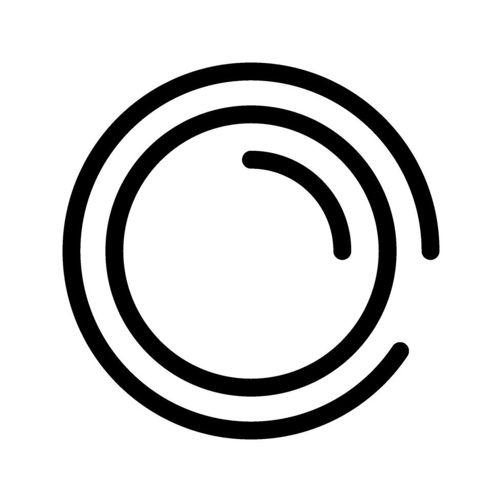 Plate Icon Vector Symbol Design Illustration