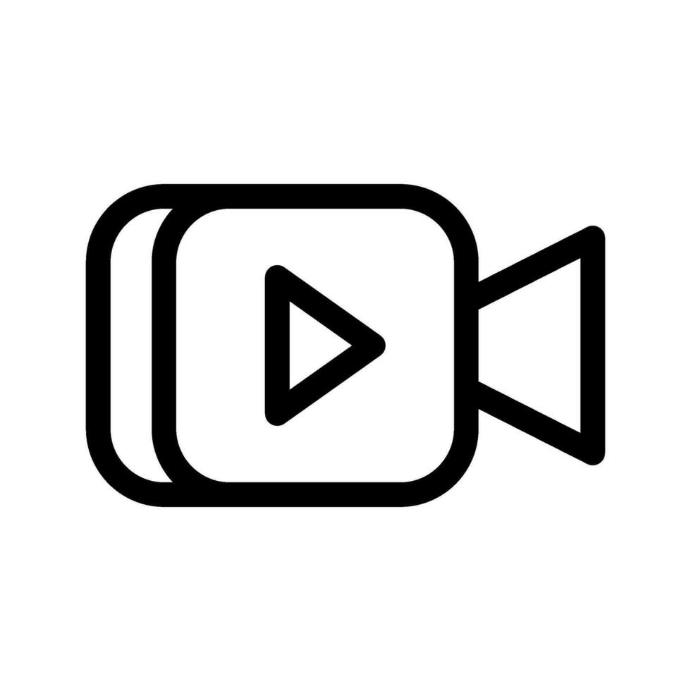 Video Recording Icon Vector Symbol Design Illustration