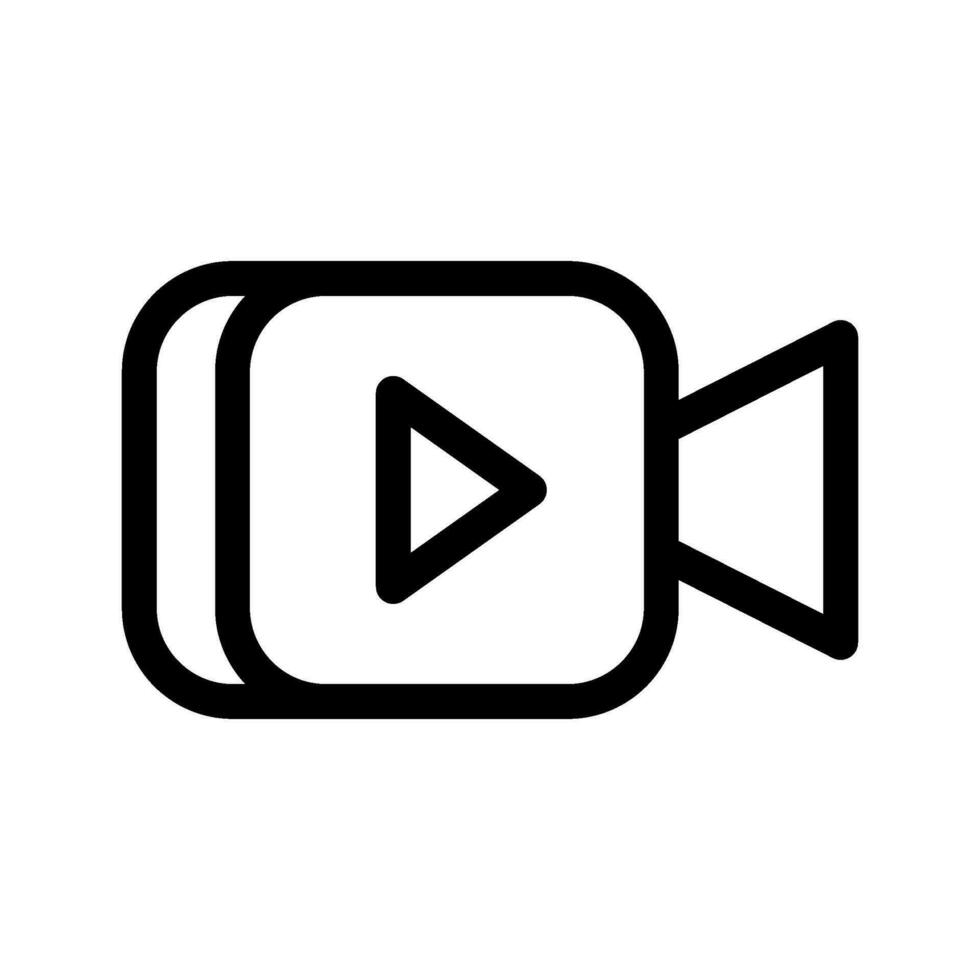 Video Recording Icon Vector Symbol Design Illustration