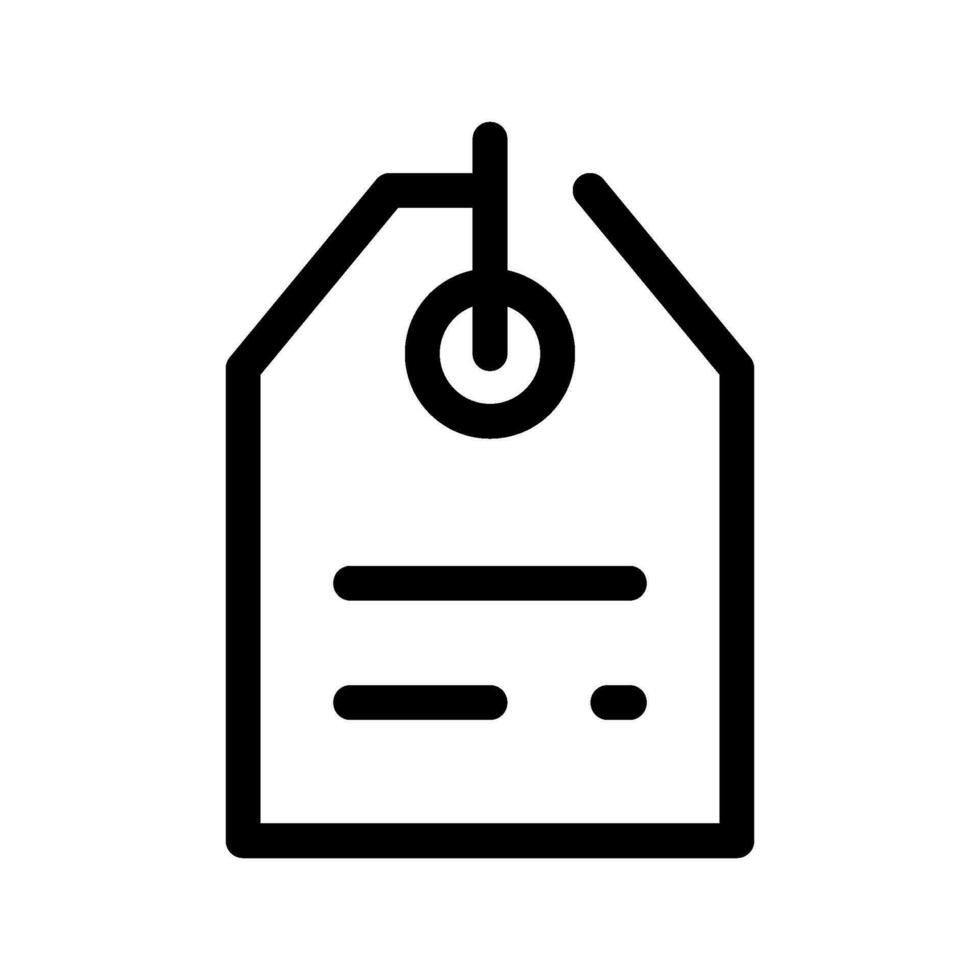 Tag Icon Vector Symbol Design Illustration