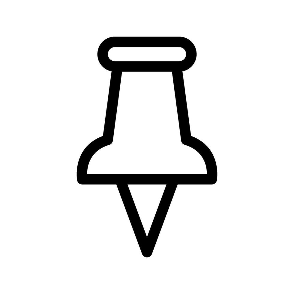 Pin Icon Vector Symbol Design Illustration