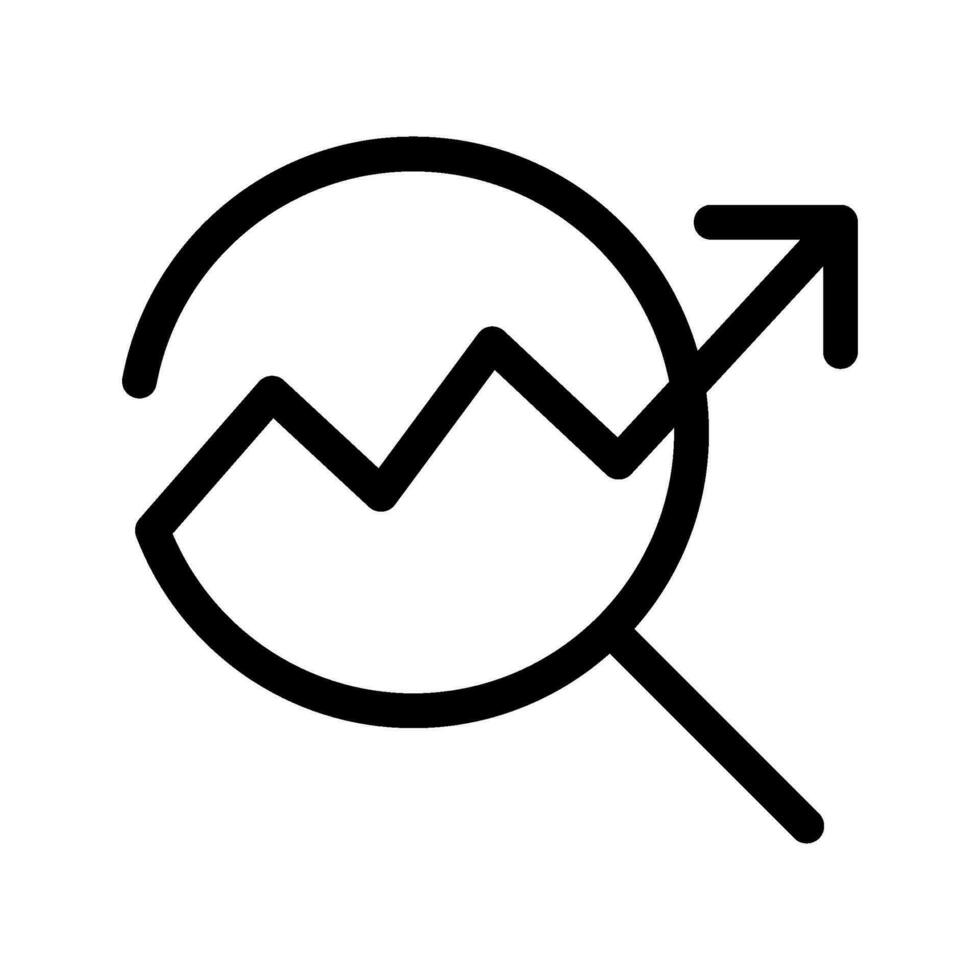 Impact Analysis Icon Vector Symbol Design Illustration