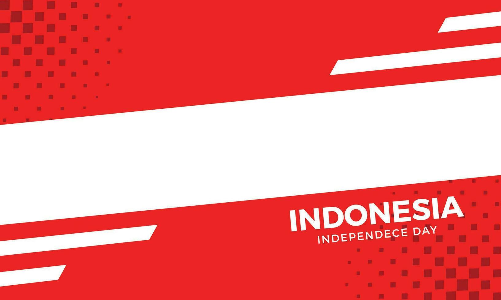 Indonesia independece background vector with sporty style