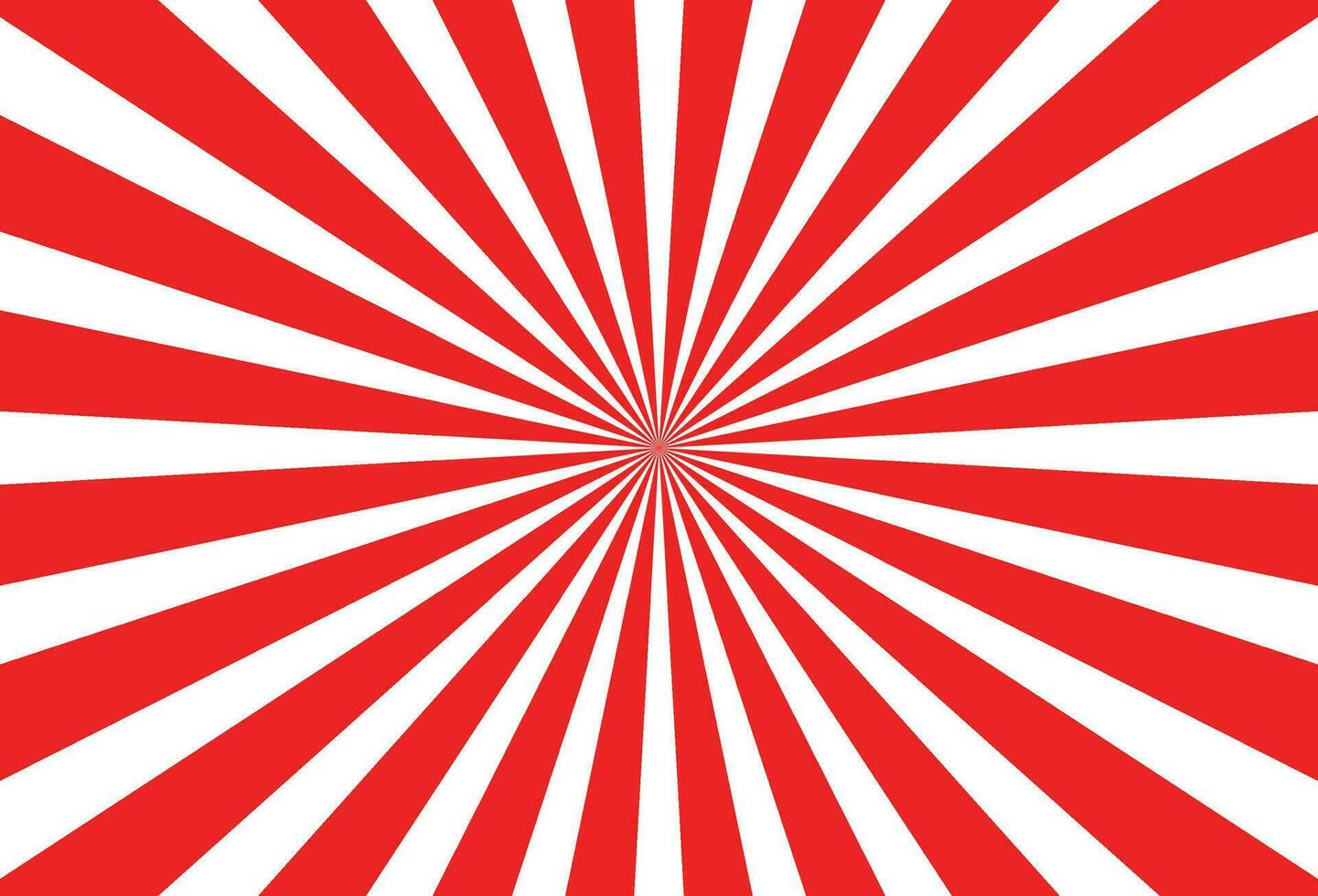 Red and white burst retro starburst background vector