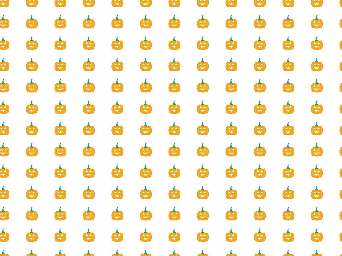 pumpkin Halloween seamless pattern, background, backdrop vector