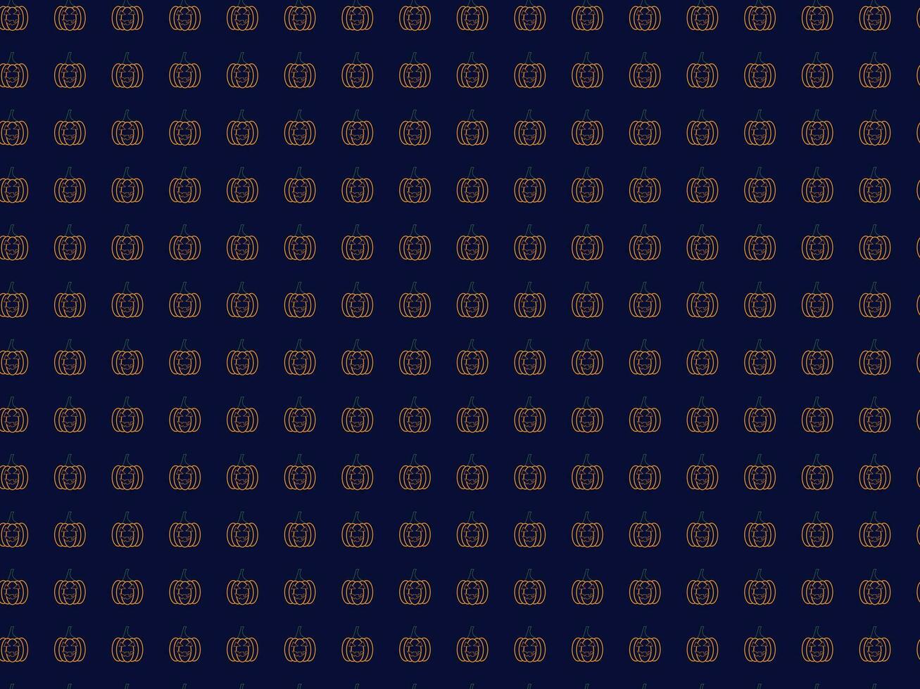 pumpkin Halloween seamless pattern, background, backdrop vector