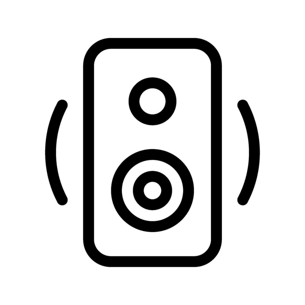 Speaker Icon Vector Symbol Design Illustration