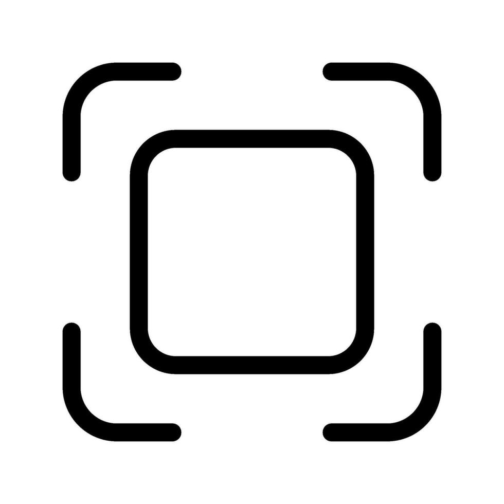 Qr Code Icon Vector Symbol Design Illustration