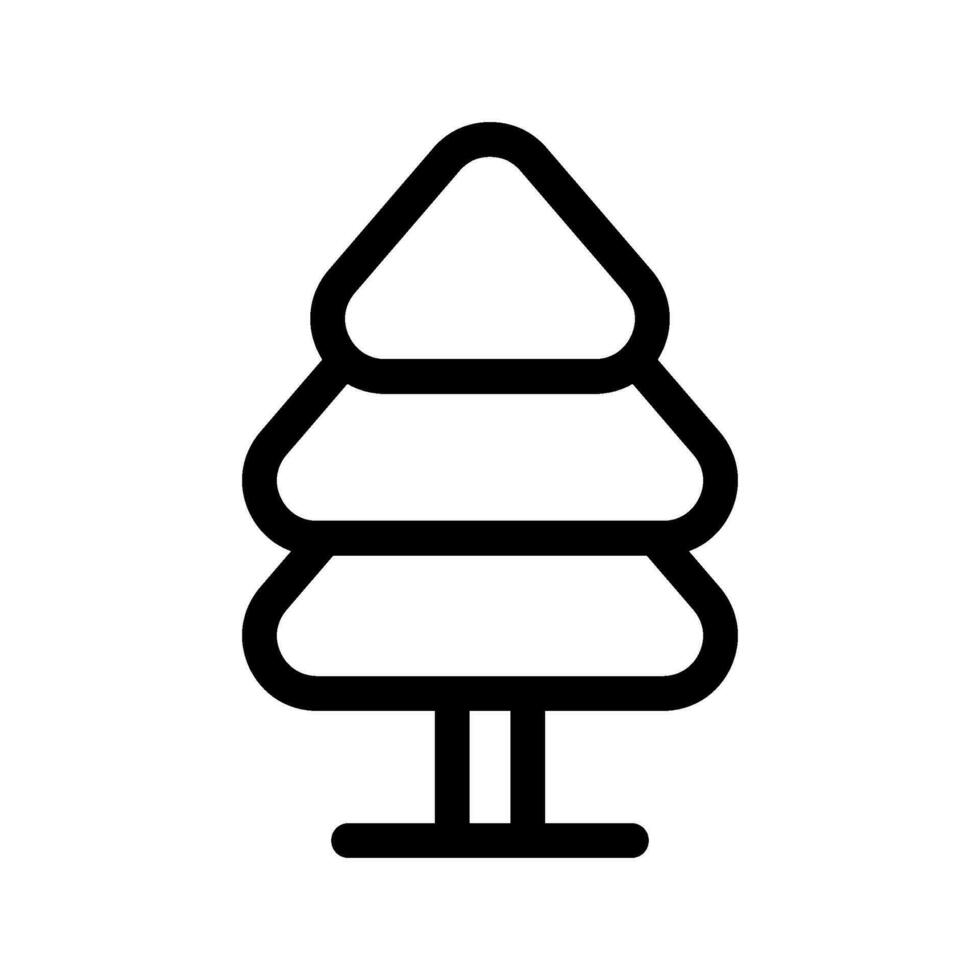 Pine Tree Icon Vector Symbol Design Illustration