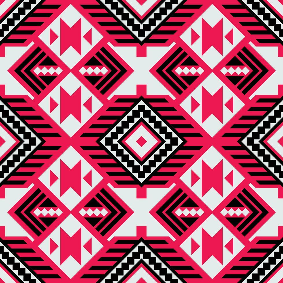 tribal retro color vector sin costura navajo modelo. azteca resumen geométrico Arte imprimir.fondo de pantalla, tela diseño, tela, tejido, cubrir, textil modelo.