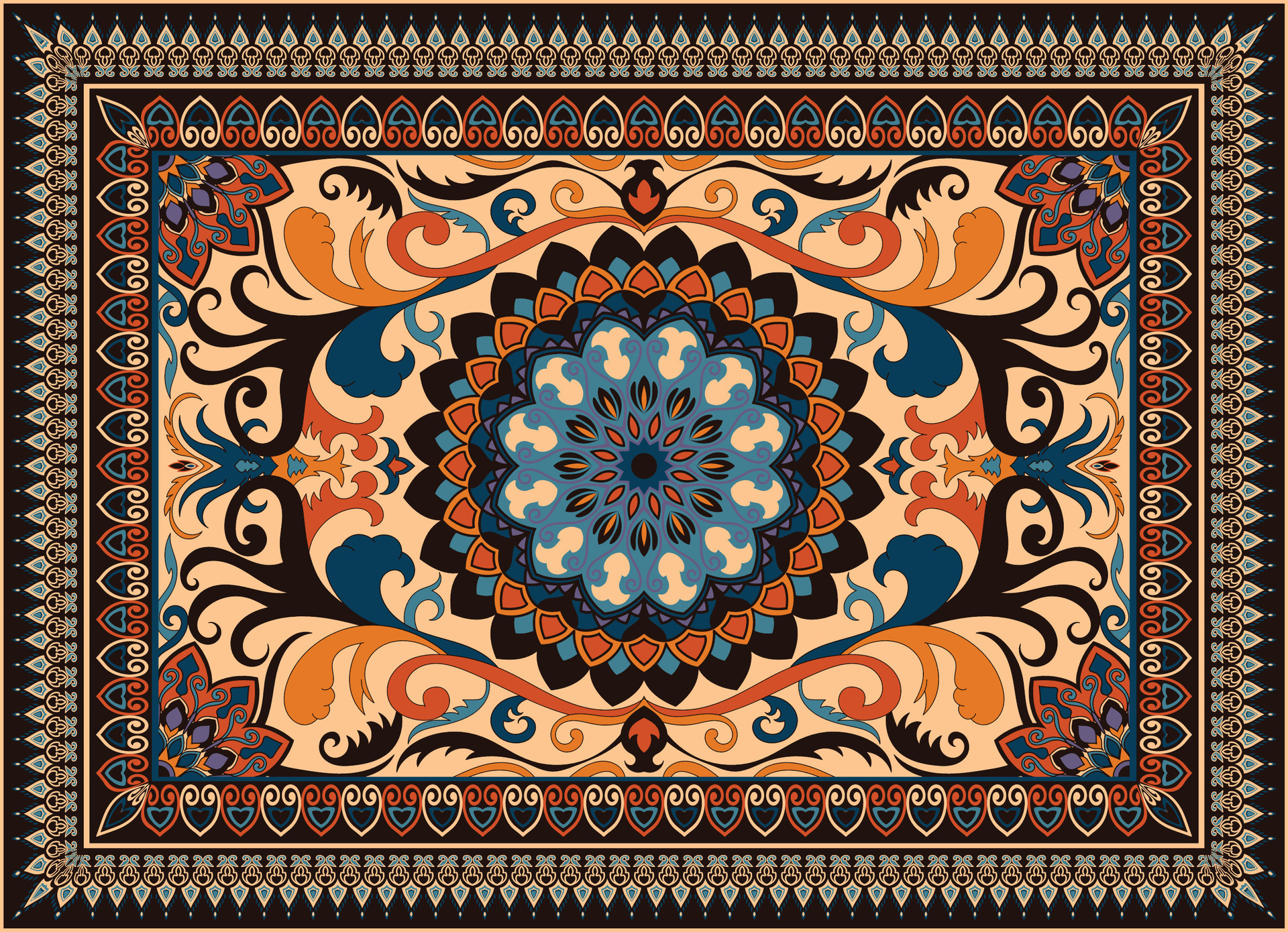 carpet design texture persian and tebriz rugs design print fabric