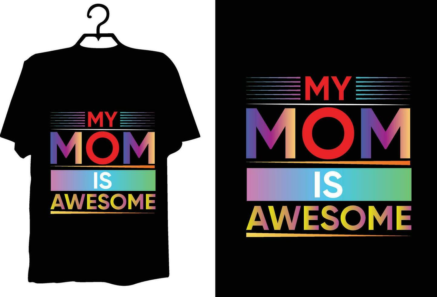 diseño de camiseta de mamá vector