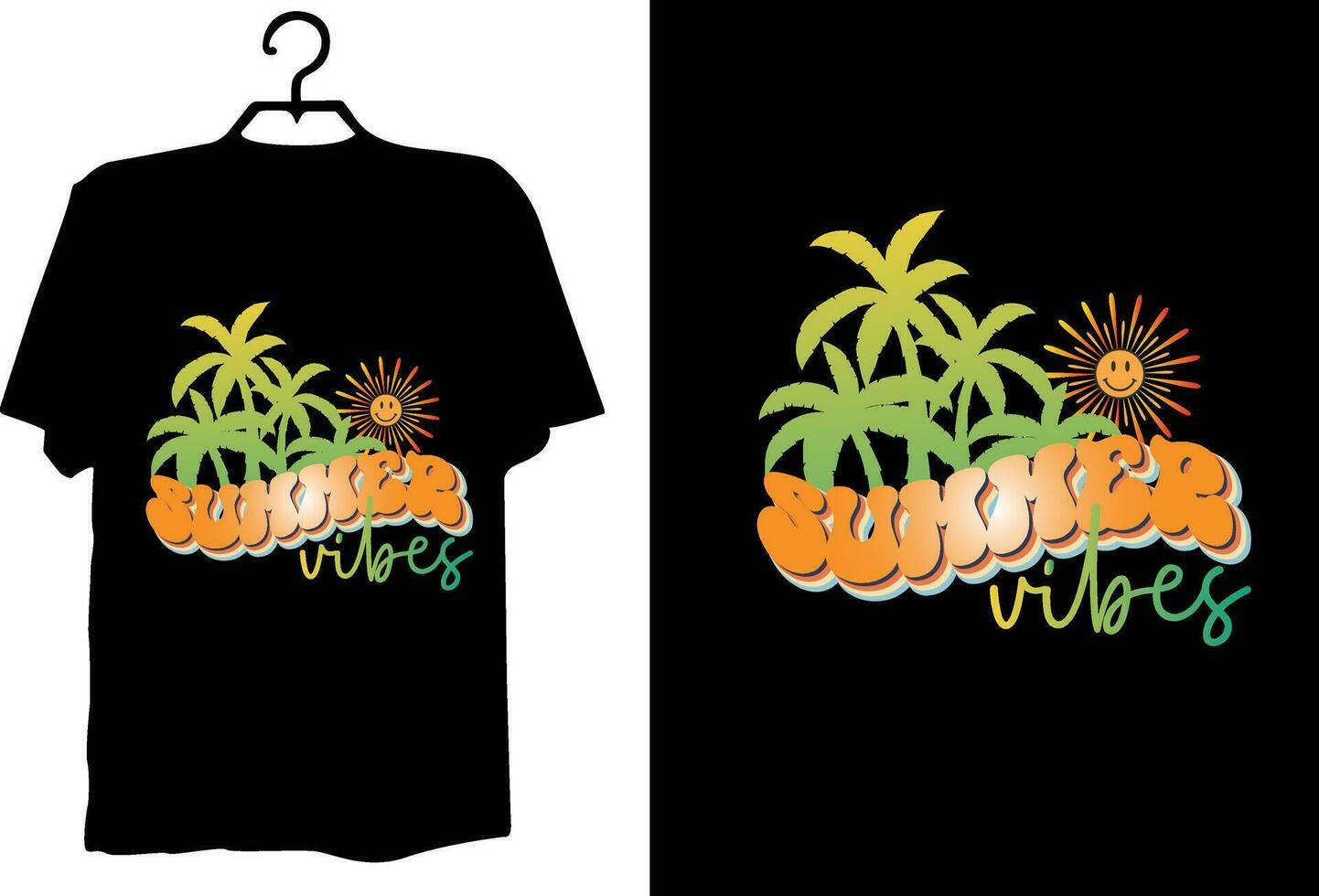 Summer t shirt design vector