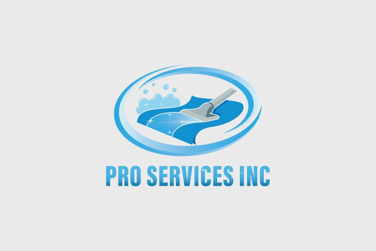Cleaning service company logo and icon vector