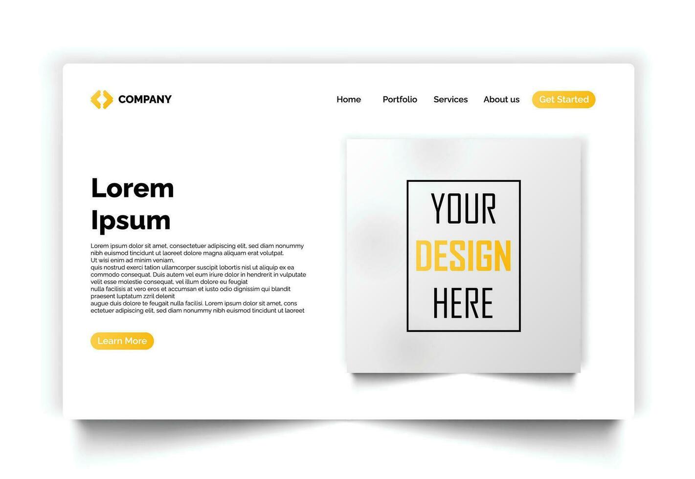 Template design, concepts for website development, vector illustration