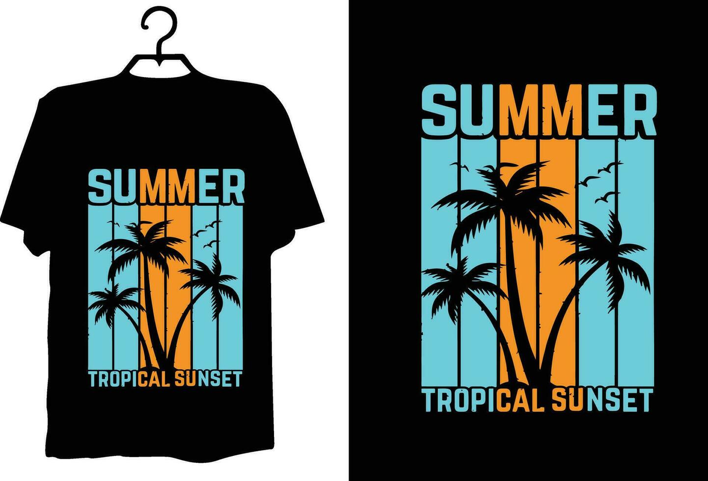 Summer t shirt design vector