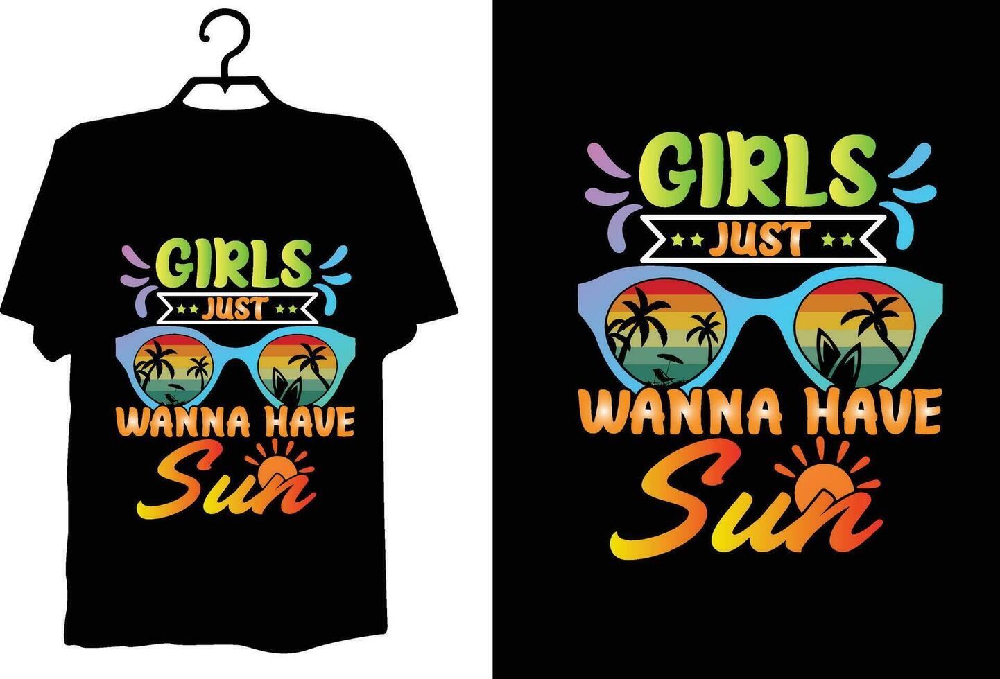 Summer t shirt design vector