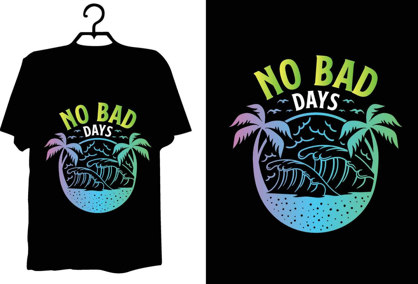 Summer t shirt design vector