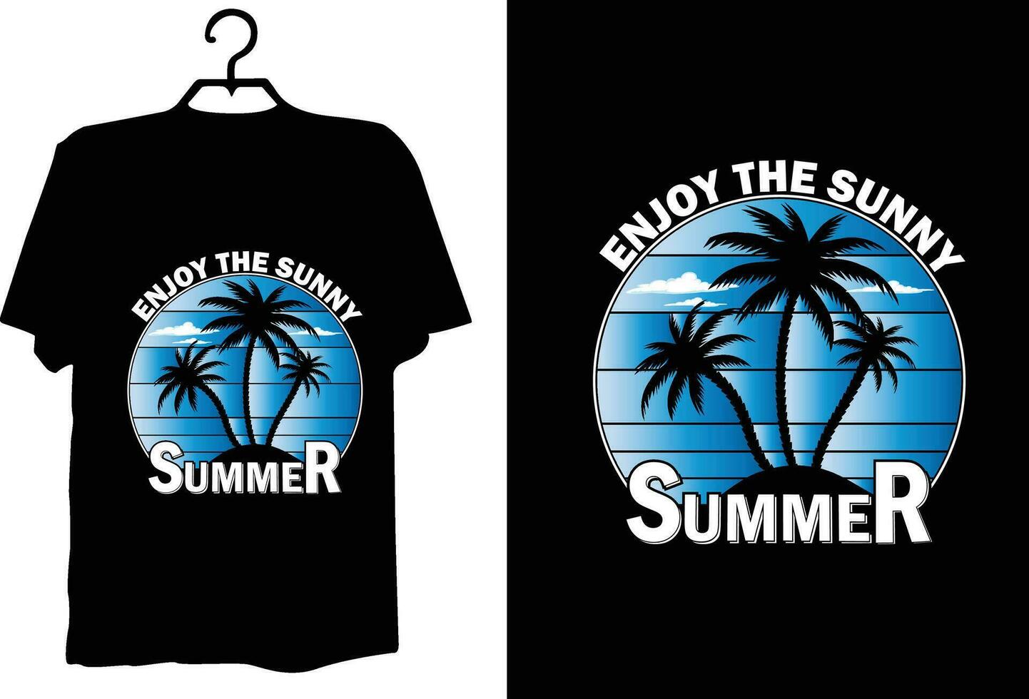 diseño de camiseta de verano vector