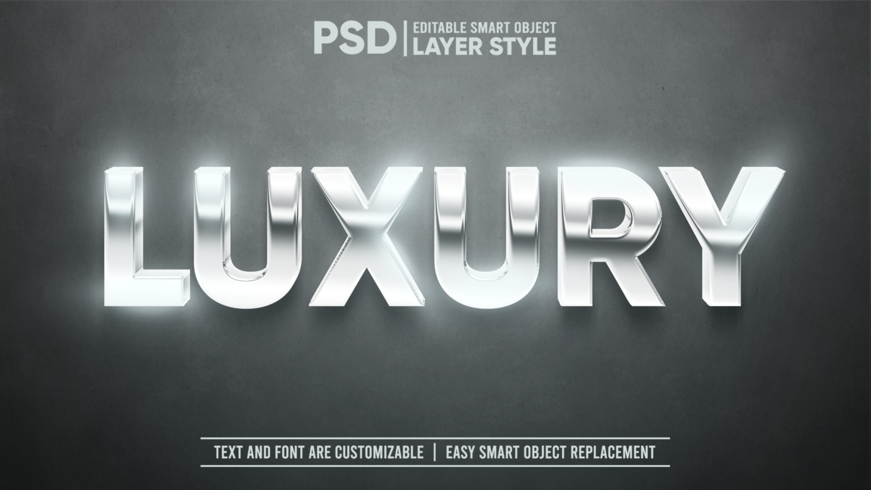 3D Luxury Silver Text on Red Carpet Editable Layer Style Text Effect psd