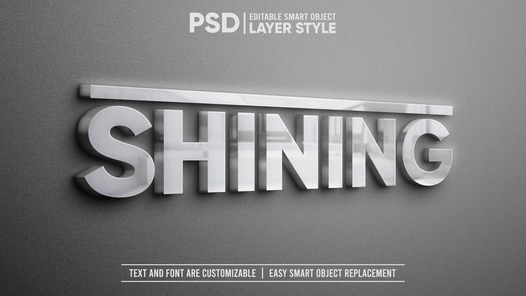 3d Perspektive realistisch elegant schwarz Keramik editierbar Clever Objekt Schicht Stil Text bewirken psd