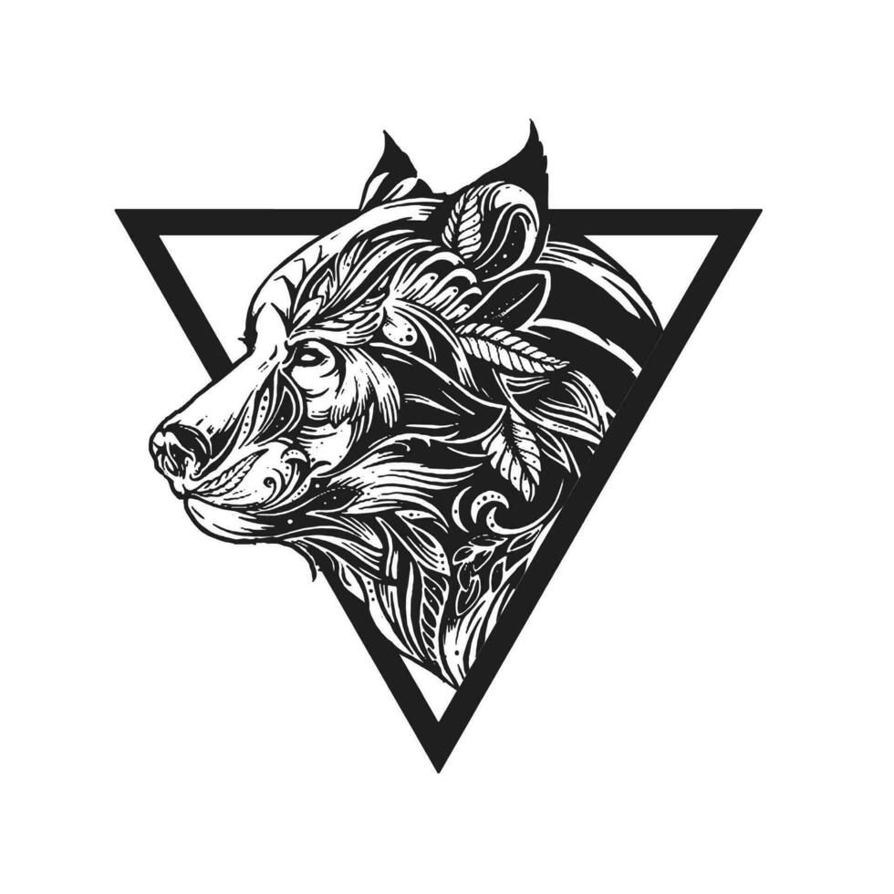 simple art design animal vector