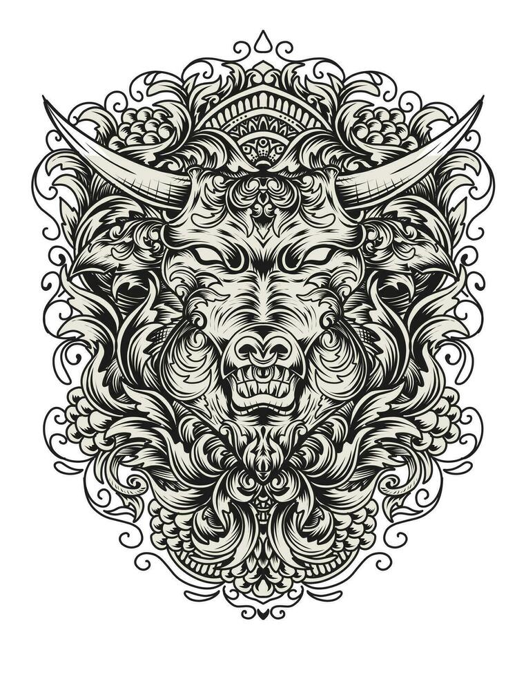 simple art design animal vector