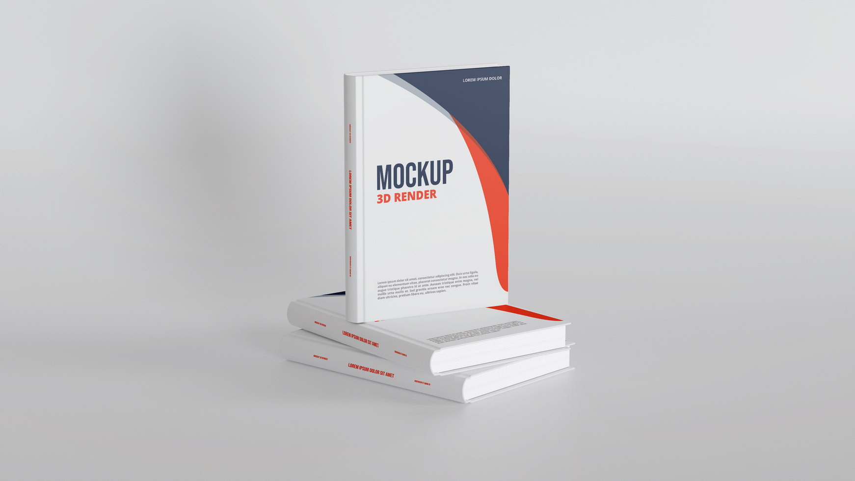 Hardcover book mockup psd