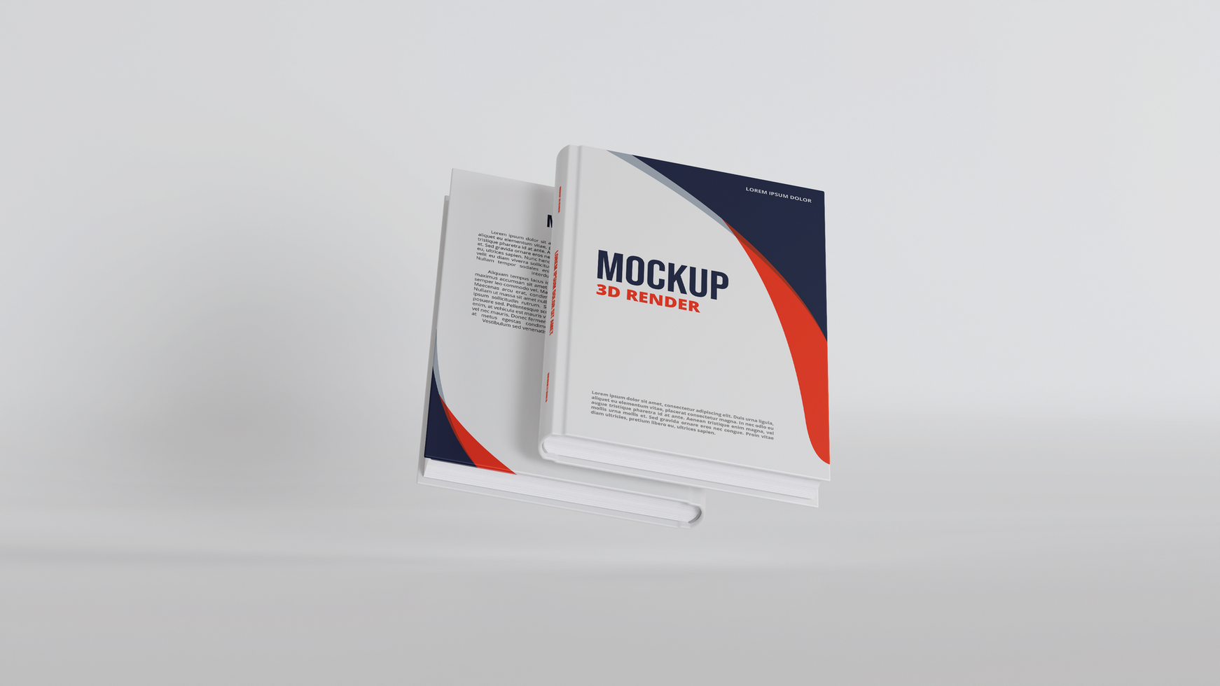 Hardcover book mockup psd