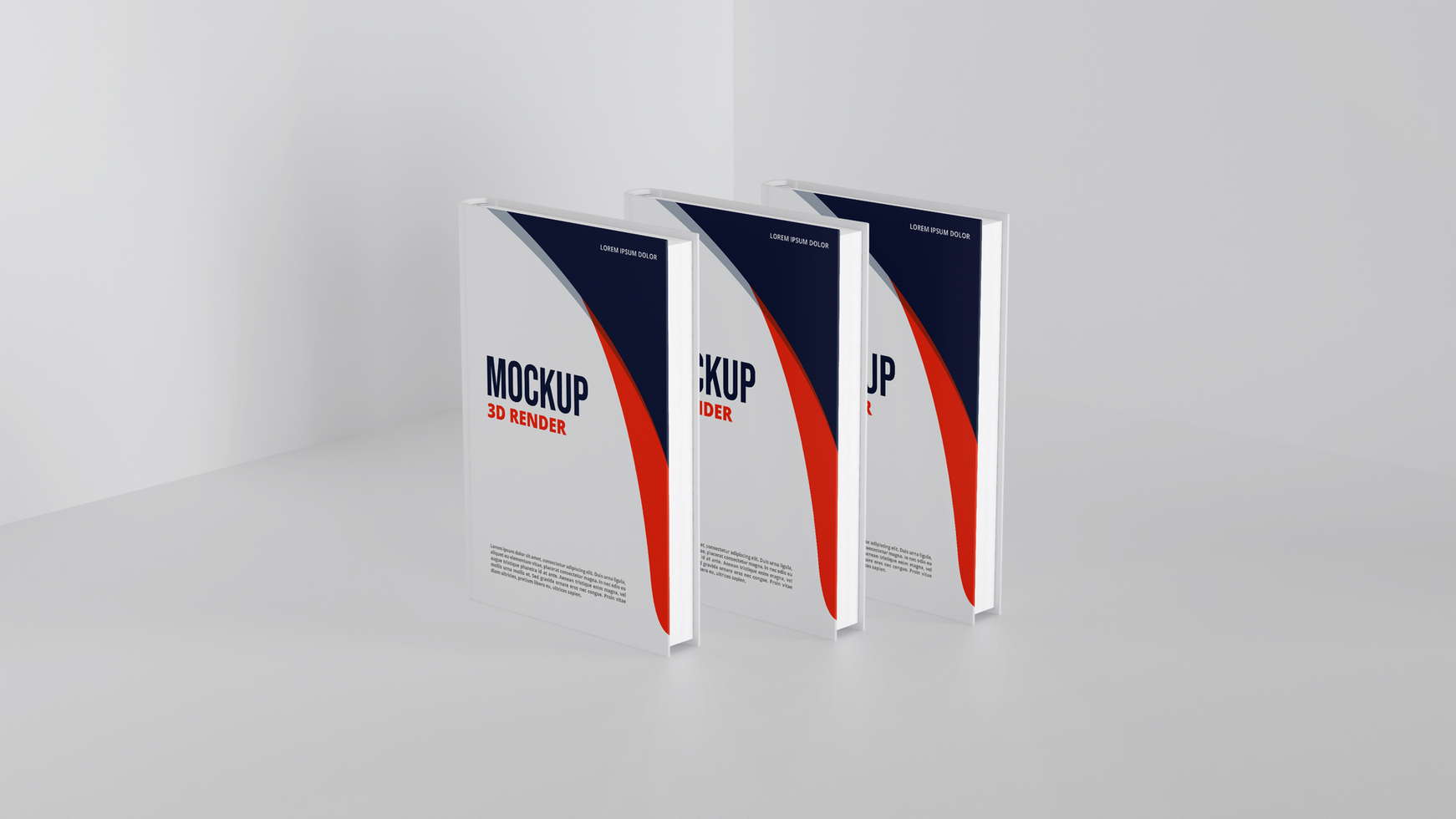 Hardcover book mockup psd