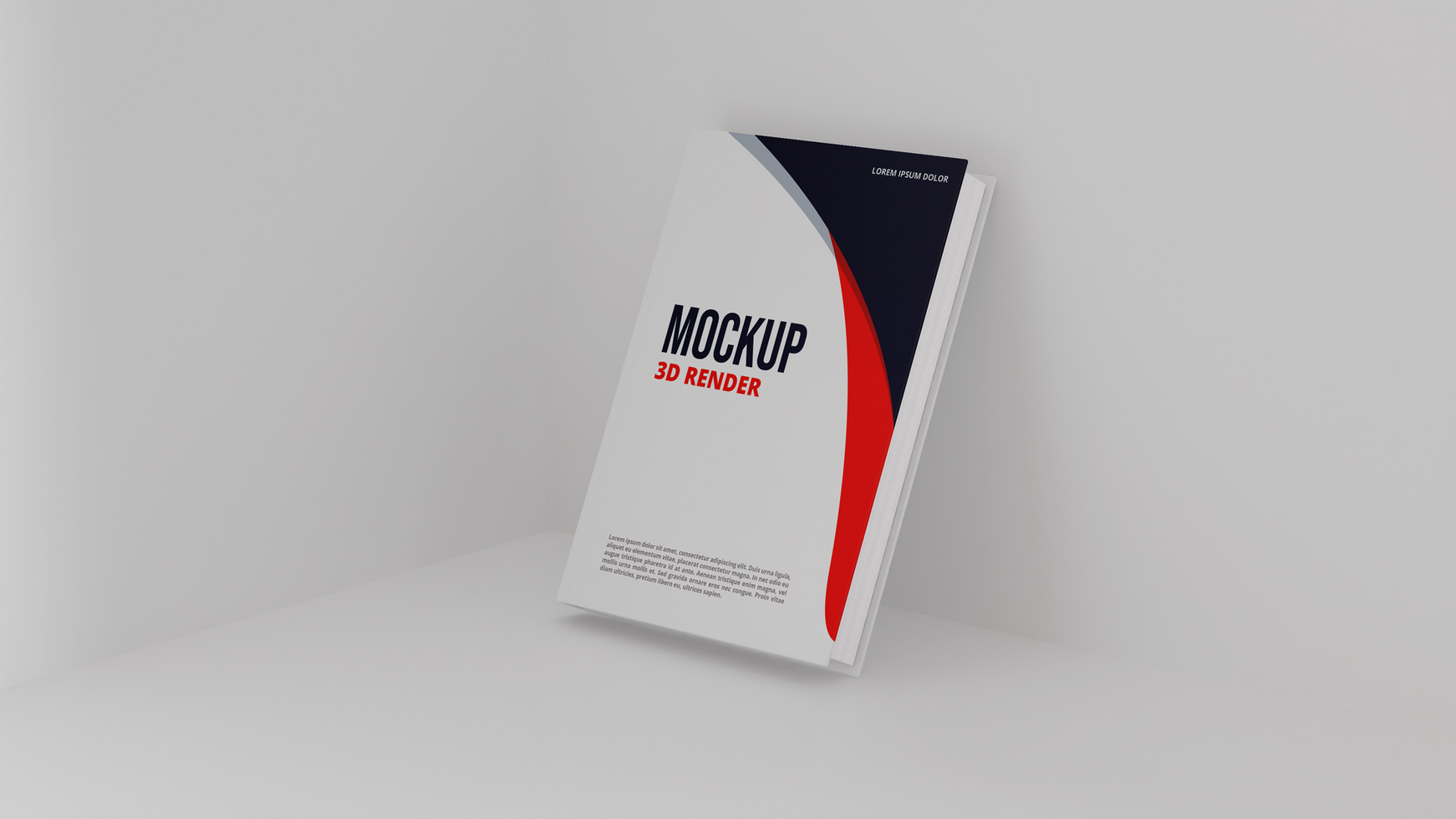 Hardcover book mockup psd