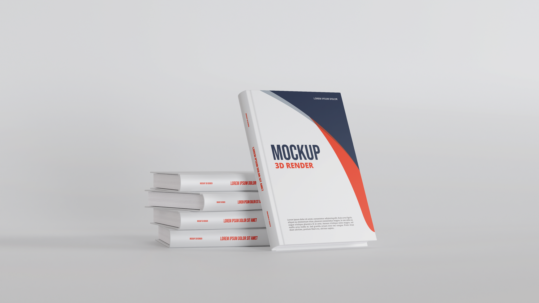 Hardcover book mockup psd