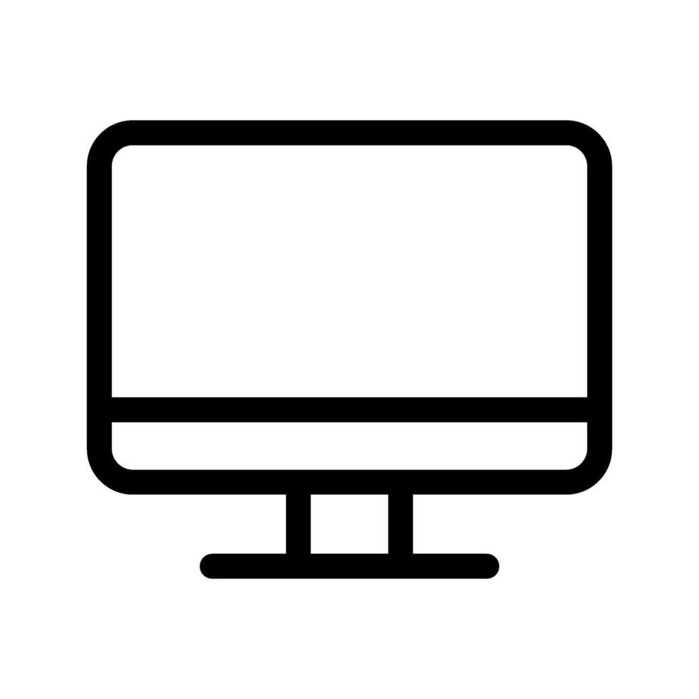 Screen Icon Vector Symbol Design Illustration