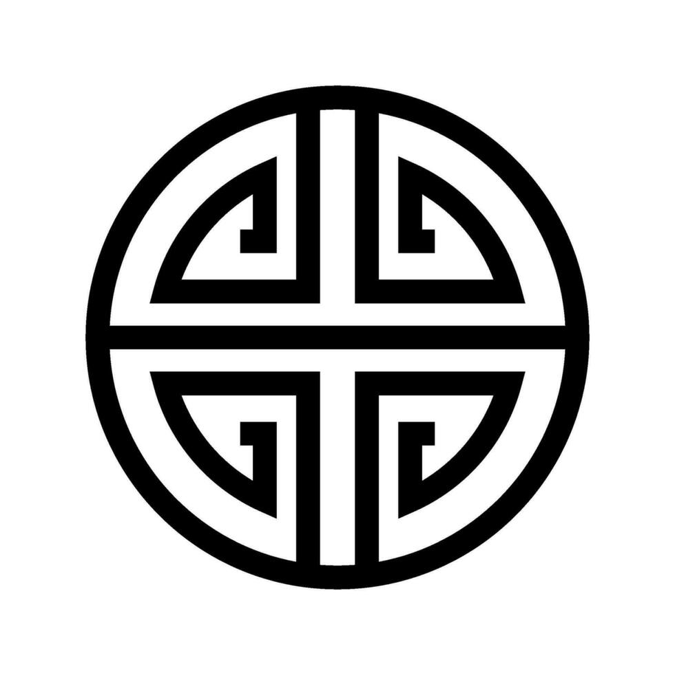 Door Ornament Icon Vector Symbol Design Illustration